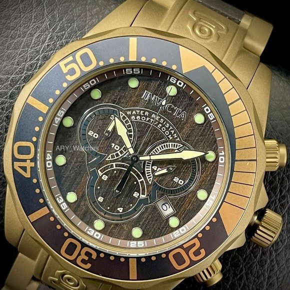 NEW Invicta Pro Diver 47MM Brown Dial Swiss Quartz Bracelet Watch - Picture 4 of 11